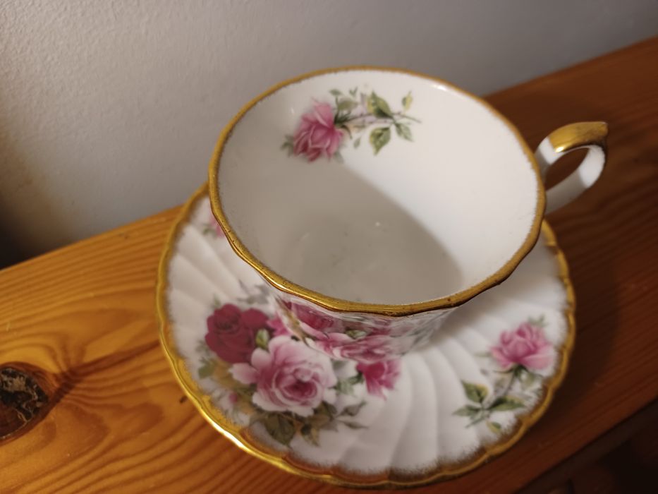 Chávena com prato porcelana