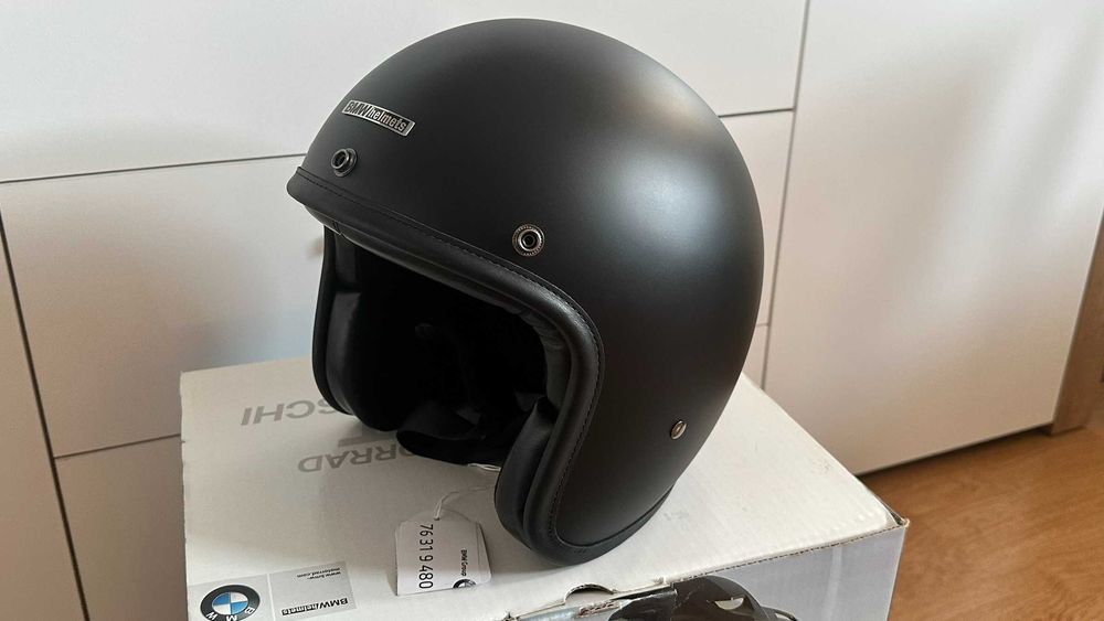 Nowy Kask motocyklowy BMW Motorrad Bowler Czarny Matowy M  57/58