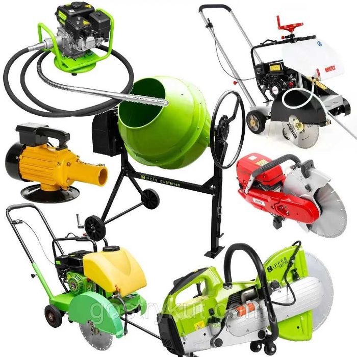 Віброплита Вібронога Каменеріз Плиткоріз Траншеєкопач Мотобур Бензобур