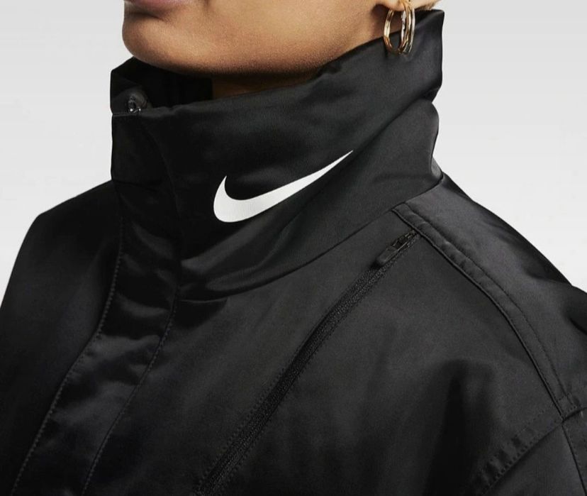 Nike Sportswear Płaszcz długi czarny Rozmiary XS S M L XL