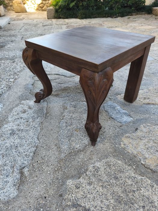 Mesa madeira maciça 45x45x45