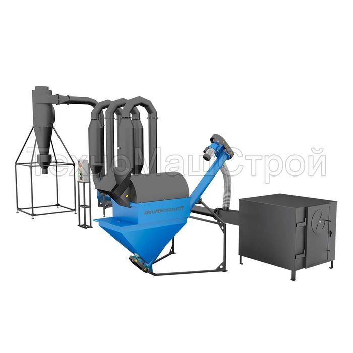 Сушка аеродинамічна для тирси Оборудование для пеллет брикетов Сушилка