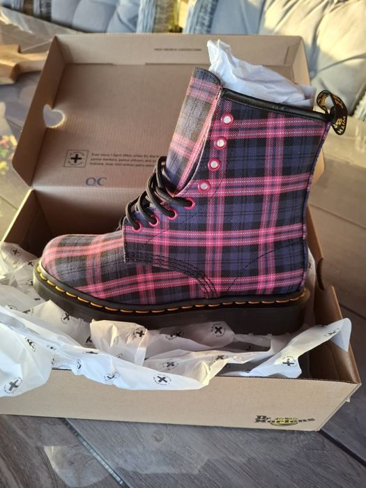 Dr Martens buty kratka fiolet nowe 38 nowa cena