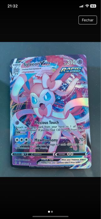 Carta da coleçao pokemon