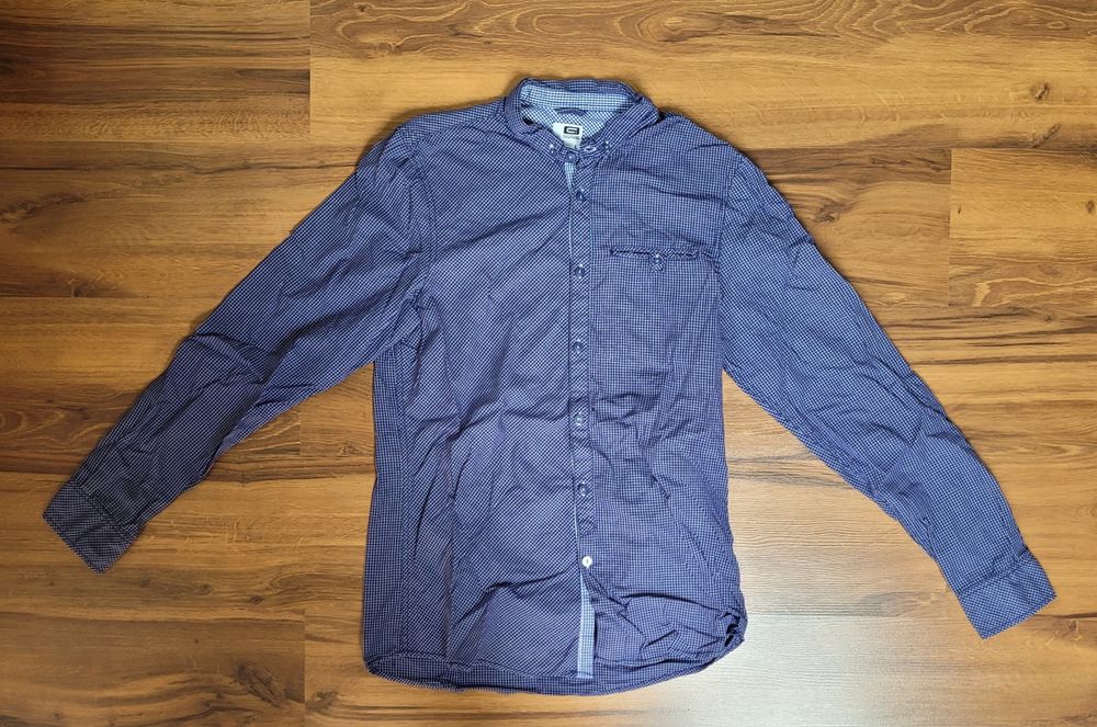 Koszula CROPP * rozm. L * button down * casual, długim rękawem, kratę