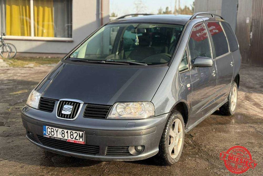 Seat Alhambra 2007 R 2.0 TDI 140 KM 7 Osób HAK Klima GWARANCJA