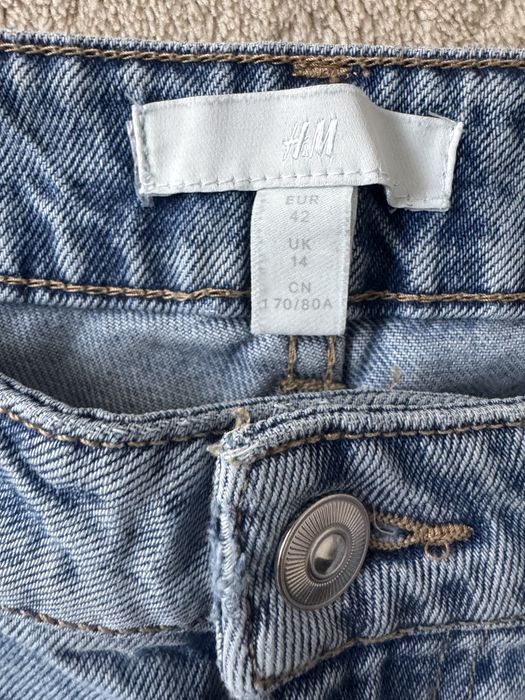Krotkie spodenki jeansowe H&M rozm 42