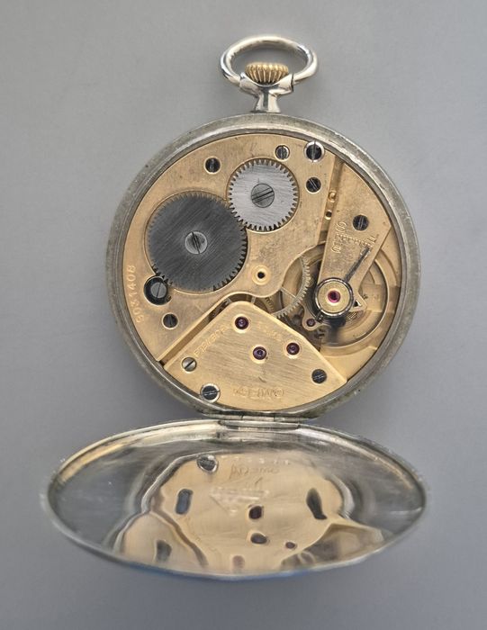 Relógio de Bolso OMEGA Antigo (1939) Militar / Ferroviário