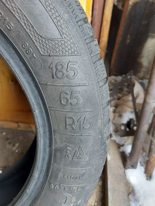Продам резину зіма 15та
