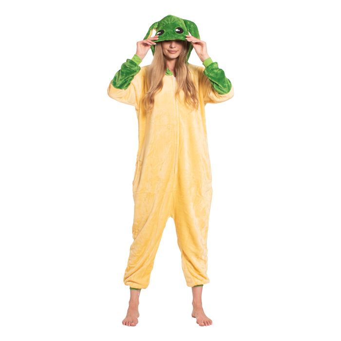 Piżama Damska Kigurumi Onesie Star Wars Yoda Żółty 155-165 cm M