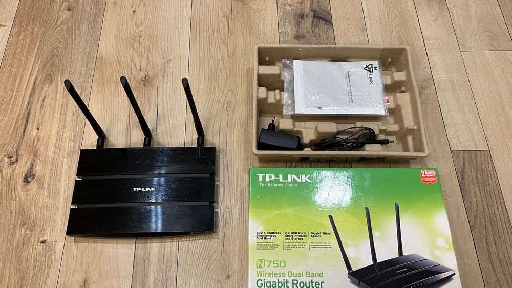 Роутер TP-LINK N750 двохдіапазонний 2.4/5 ГГц, 750 Мбіт/с: 780 грн ...