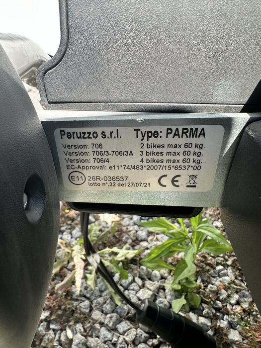 Bagaznik rowerowy na hak peruzzo parma 4