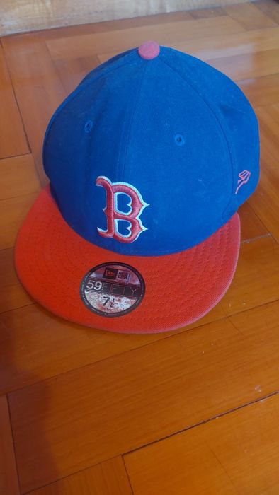 Cap New Era 59Fifty Boston Blue and Pink, Chapéu / Boné Azul e Rosa