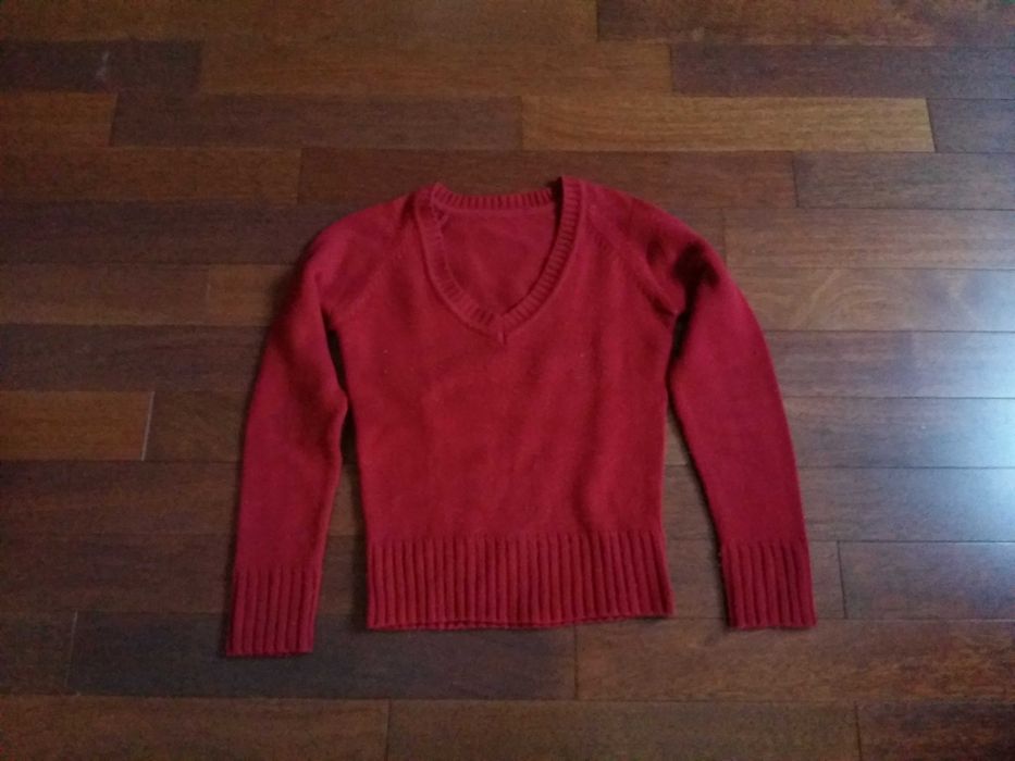 Sweter sweterek bordowy s 36