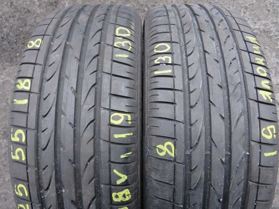 225/55 R18 98V Bridgestone DuelerH/PSport Літо 2штуки шини б/у
