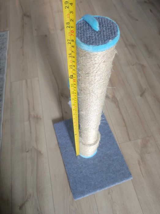 Solidny Drapak dla Kota Handmade 75 cm / Eko Sznur Jutowy / Zabawka
