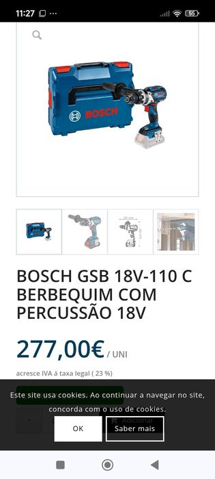 Berbequim  aparafusada para venda