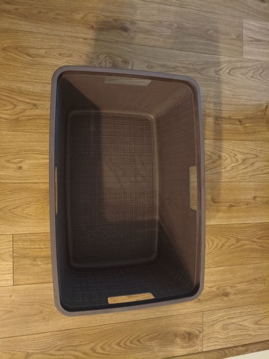 Nowy duży kosz na czyste pranie 45l