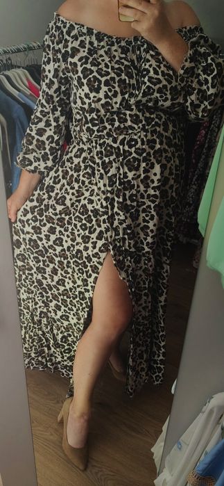 Piękna sukienka pantera