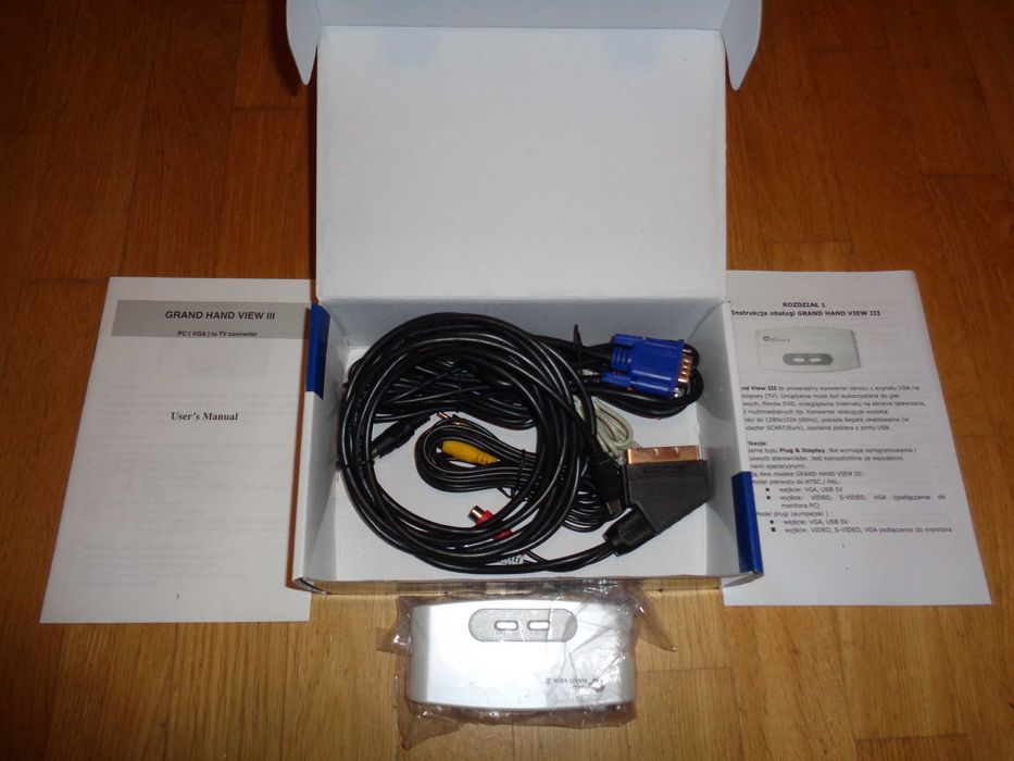 Grand Hand View III Konwerter Obrazu PC VGA TV