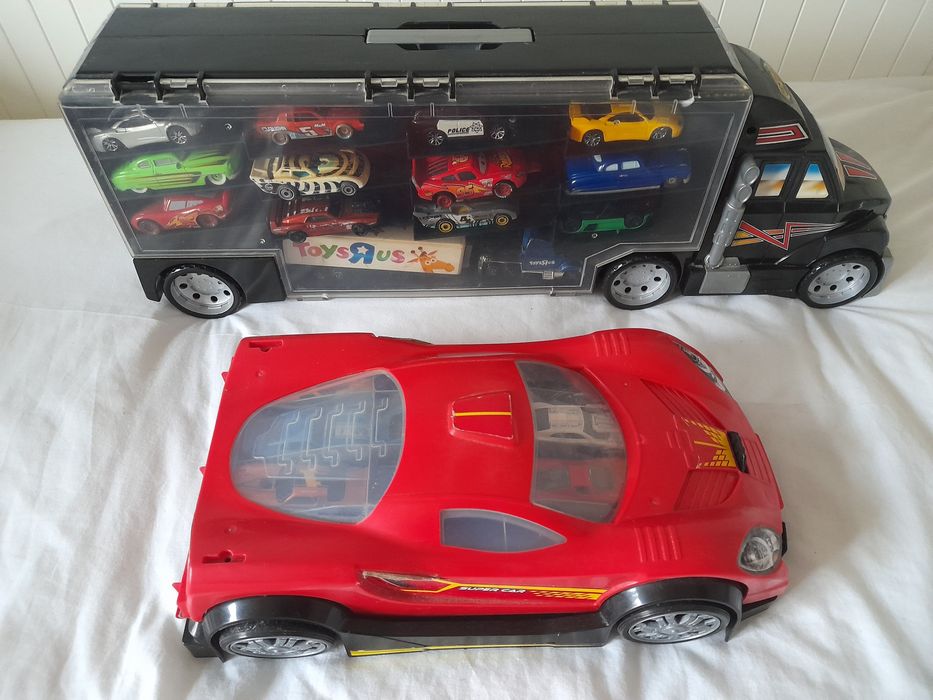 Lote Carrinhos + 2 Transportadores | ~30 carros
