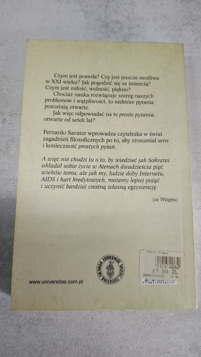 Proste pytania. Fernando Savater