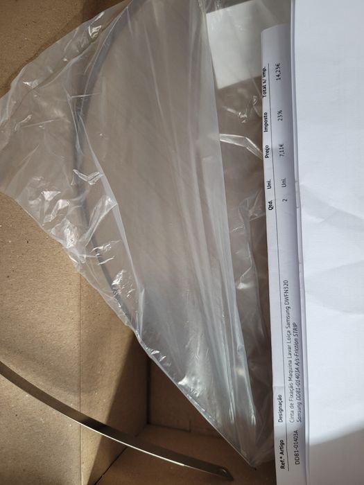 Cintas de fixação máquina lavar loiça Samsung DW FN320