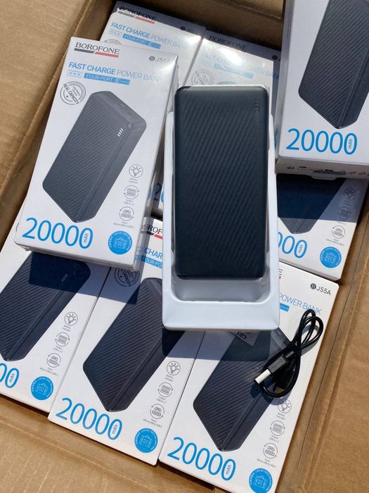 Є ОПТ.Повербанк(power bank) BOROFONE BJ79A 20000мАг для ЗСУ/при відключеннях світла