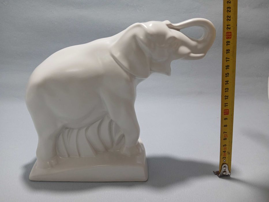 Figura animal - Elefante - Ceramica Sacavem - Arte Deco
