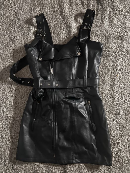 Кожаный сарафан