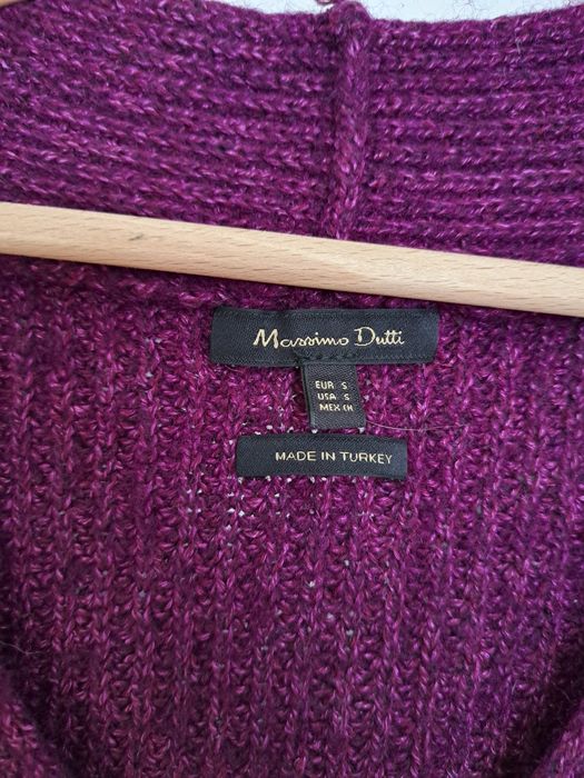Sweter z wełną Massimo Dutti S oversize