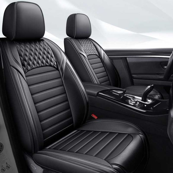 -5D Чохли на сидіння-НА ВСІ АВТО -Autovalom- Преміум Якість--ПЕРІД+ЗАД