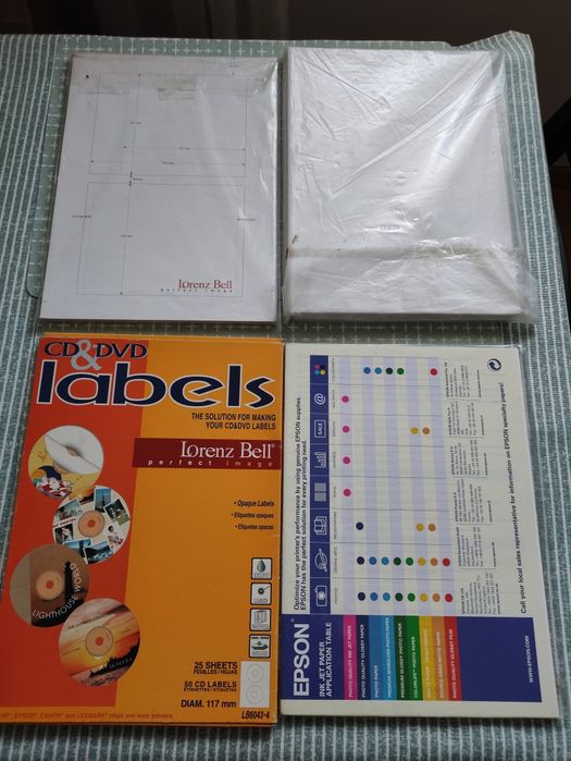 Labels CDs e DVDs
