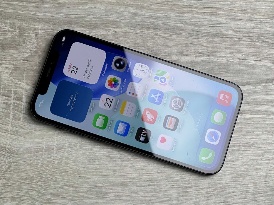 Apple iPhone 12 - 64GB - Black Neverlock 100% акумулятор №155