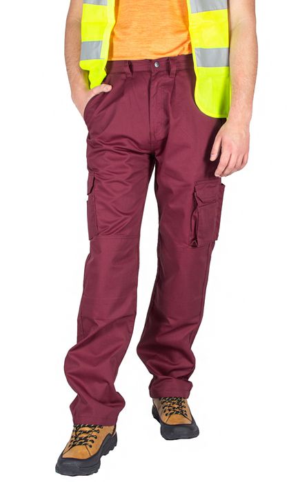 Spodnie Robocze Bhp Ochronne Z Kieszeniami W36 L34.