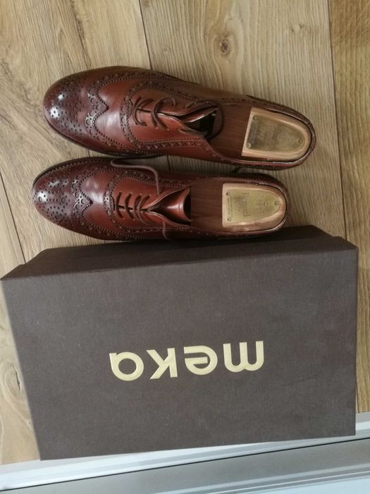 Meka oksfordki damskie skórzane rozmiar 40