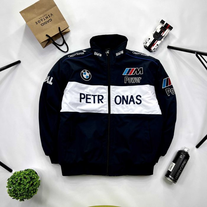 Вітровка BMW бомбер куртка гоночна F1 стильна vintage вінтажна бмв