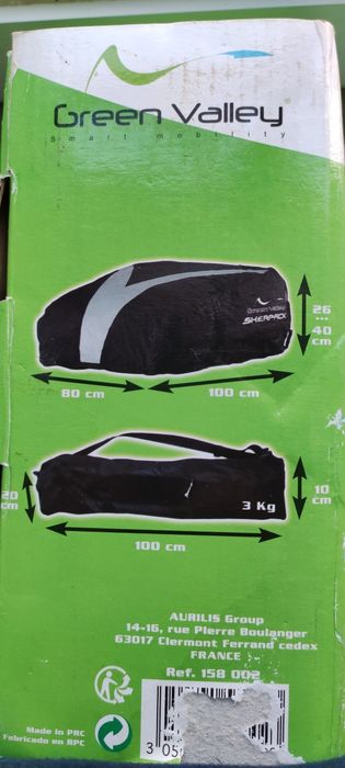 Mala tejadilho Green Valley SHERPACK