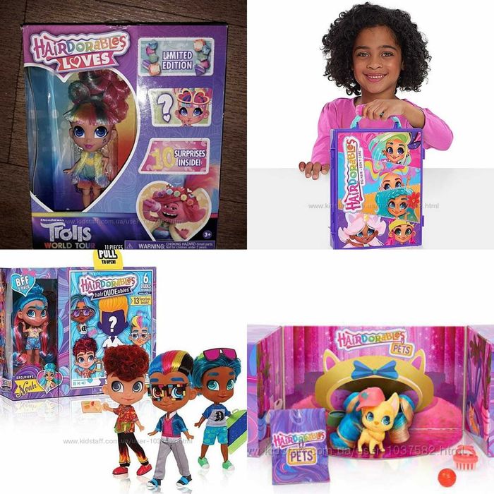 Коллекционные куклы ЛОЛ L.O.L., питомец,  ХЕЙРДОРАБЛЕС,  Hairdorables