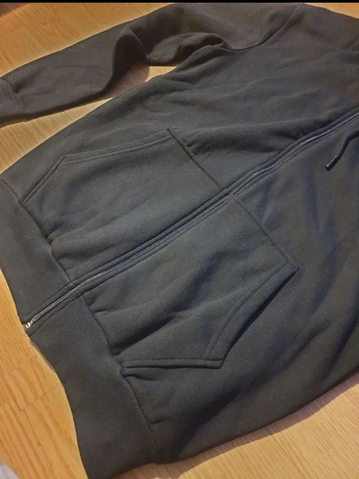 Dres 2XL Boss bluza spodnie ocieplany z kapturem czarny