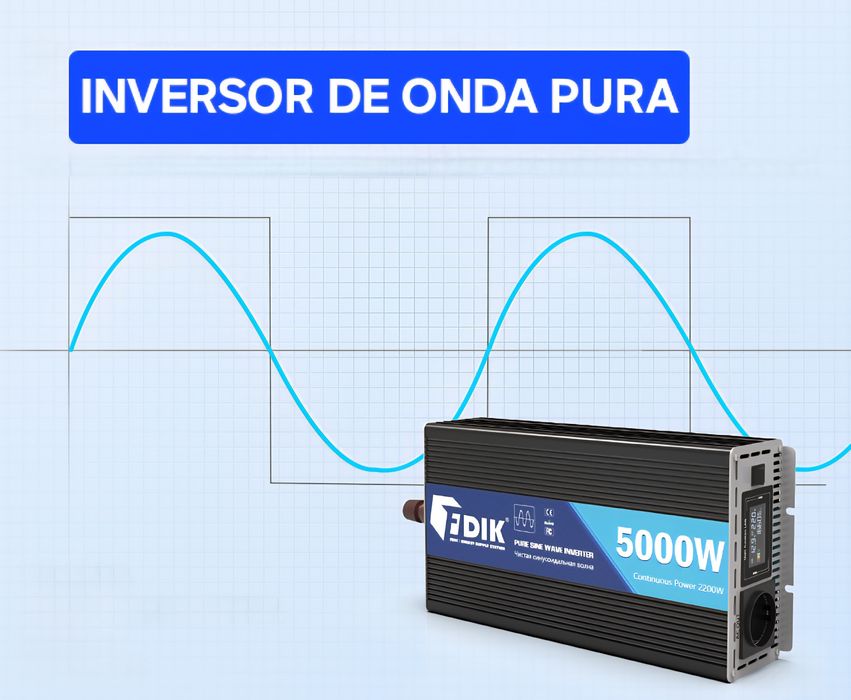 Inversor corrente 5000W 12v para 230v