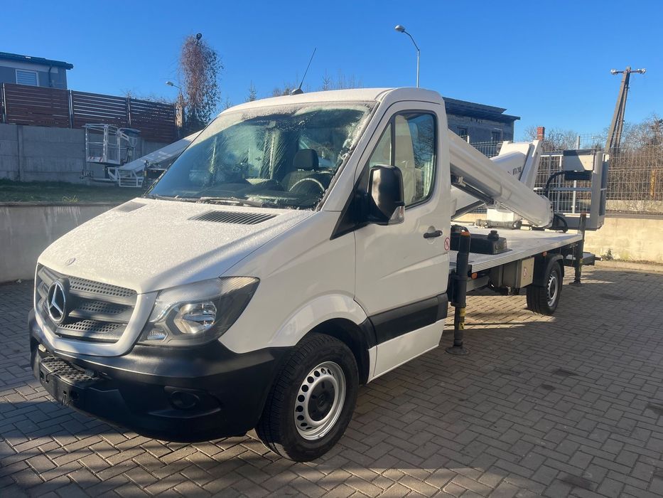 Mercedes-Benz Podnośnik Koszowy Zwyżka Pilot !  Versalift VTX240 24 Metry 12 w Bok Jak Wumag Multitel Gsr  Podnośnik Koszowy Zwyżka 24 Metry Versalift vtx 240 Pilot !