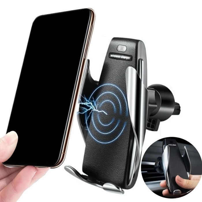 Тримач для телефону в авто із бездротовою зарядкою PENGUIN SMART SENSOR S5