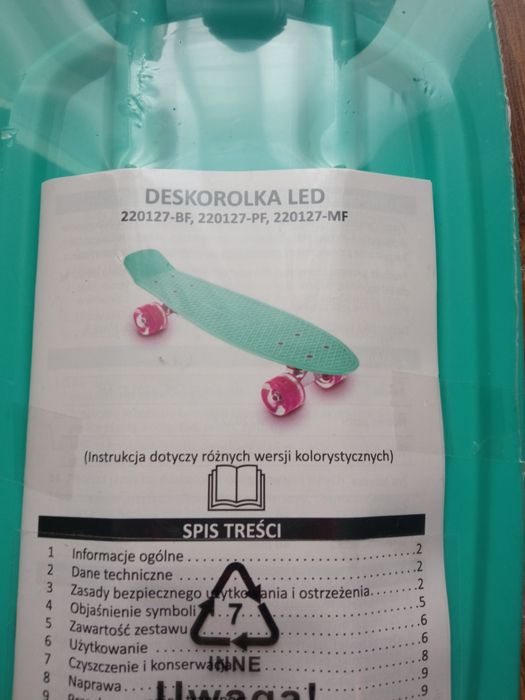 Nowa deskorolka led