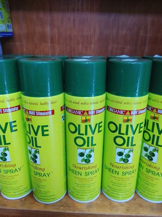 Óleo de cabelo em spray