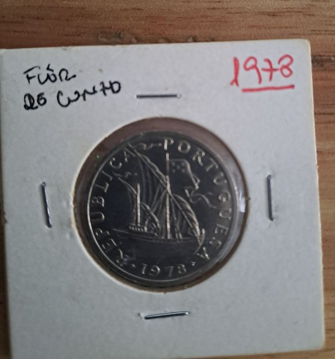 Moeda 5 escudos 1978