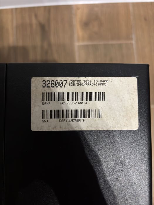 Komputer stacjonarny Dell Vostro 3650