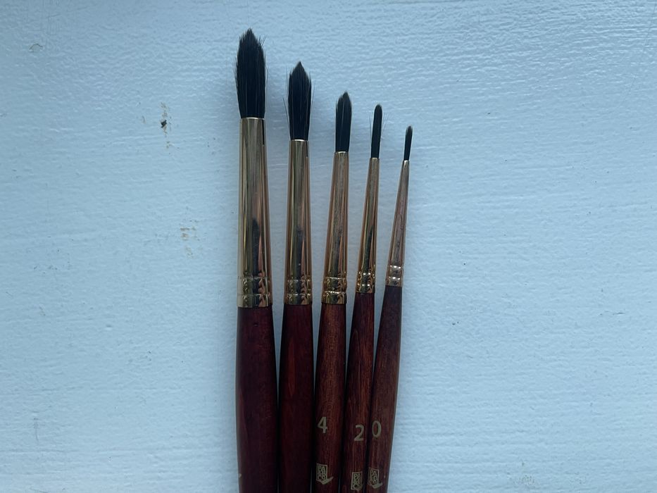 Pędzle do akwareli Princeton Neptune – okrągłe (0, 2, 4, 6, 8)