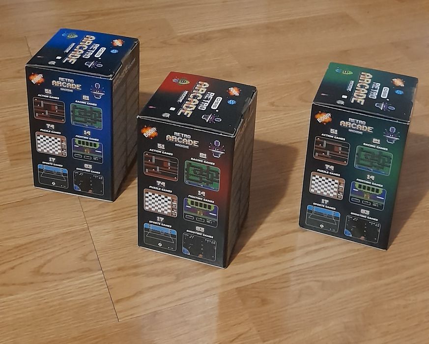 Consolas Retro - Mini Arcade/Portátil (ARTIGOS NOVOS/SELADOS)