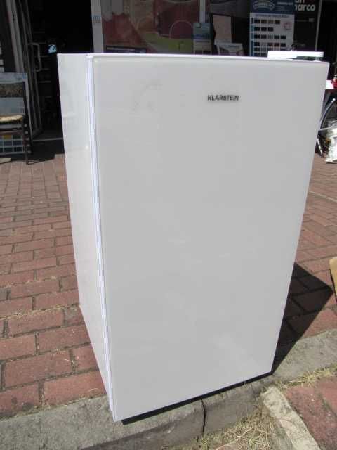 Lodówka zamrażalnik chłodziarka 90L szklany front biała Klarstein
